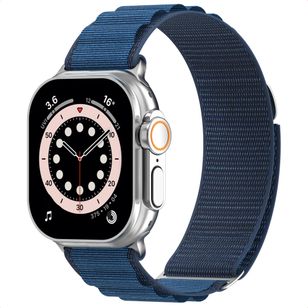Accezz Nylon Alpine bandje Apple Watch | 44/45/46/49 mm - Dark Blue
