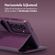 Accezz Leather Bookcase 2-in-1 met MagSafe Samsung Galaxy S24 - Heath Purple