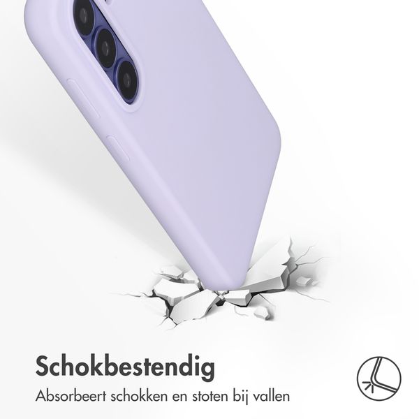 Accezz Liquid Silicone Backcover met MagSafe Samsung Galaxy S26 Plus - Paars
