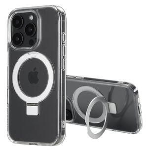 Accezz Ring Stand Backcover met MagSafe Apple iPhone 16 Pro - Transparant