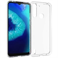 Accezz Clear Backcover Motorola Moto G8 Power Lite - Transparant