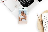 Ontwerp je eigen Compact gel bookcase hoes Huawei P30 Pro - Wit