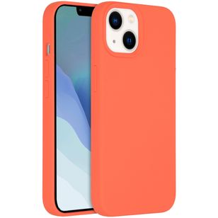Accezz Liquid Silicone Backcover met MagSafe Apple iPhone 14 - Nectarine