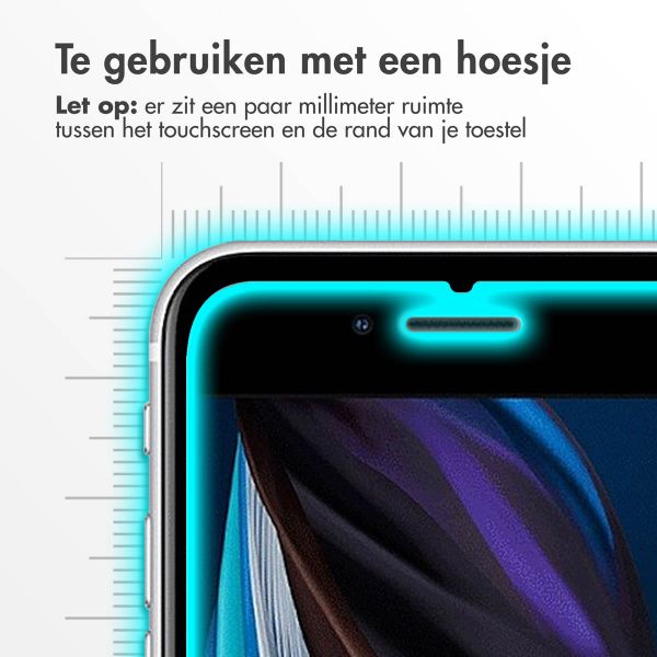 Accezz Gehard Glas Screenprotector 2-pack Apple iPhone SE (2022 / 2020)