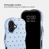 Selencia Vivid Wavy Backcover met MagSafe Apple iPhone 16 - Happy Dots Digital Sky