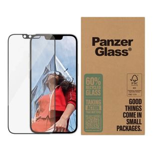 PanzerGlass Ultra-Wide Fit Screenprotector incl. applicator in Fabrieksverpakking Apple iPhone 17e / 16e / 14 / 13 / 13 Pro
