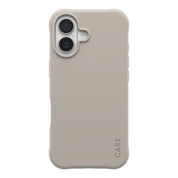 CARE by PanzerGlass Fashionable Case Samba met MagSafe Apple iPhone 17 - Vanilla Beige