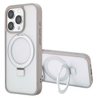 Accezz Ring Stand Backcover met MagSafe Apple iPhone 15 Pro - Grey