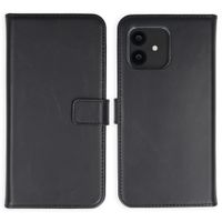 Selencia Echt Leren Bookcase Fairphone 6 - Zwart