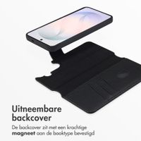 Accezz Leather Bookcase 2-in-1 met MagSafe Samsung Galaxy S26 - Onyx Black