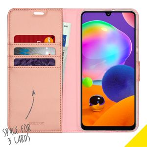 Accezz Wallet Softcase Bookcase Samsung Galaxy A31 - Rosé Goud