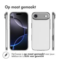 Accezz Clear Backcover Apple iPhone 17 Air - Transparant