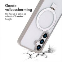Accezz Ring Stand Backcover met MagSafe Samsung Galaxy S24 Plus - Grijs