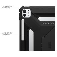 UAG Scout Plus Backcover met stand Apple iPad Pro 11 (2025) M5 / (2024) M4 - Black