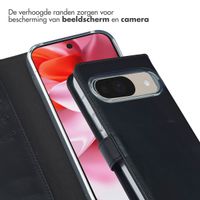 Selencia Echt Leren Bookcase Google Pixel 10 / 10 Pro - Black