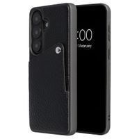 Selencia Riva Backcover met Pashouder Samsung Galaxy S26 Plus - Zwart
