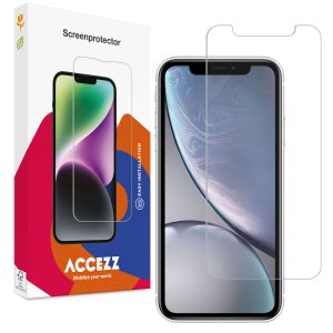 Accezz Gehard Glas Screenprotector iPhone 12 (Pro) / 11 / Xr