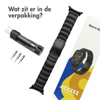 Accezz Mat Titanium bandje voor de Samsung Galaxy Watch Ultra (2024/2025) - Zwart