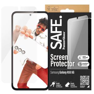 SAFE by PanzerGlass Ultra-Wide Fit Screenprotector incl. applicator Samsung Galaxy A55