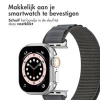 Accezz Nylon Alpine bandje Apple Watch | 44/45/46/49 mm - Dark Grey