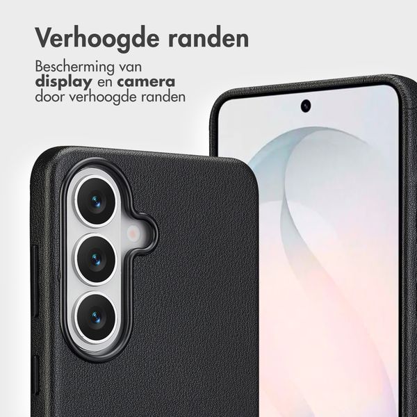 Accezz Leather Bookcase 2-in-1 met MagSafe Samsung Galaxy S26 Plus - Onyx Black