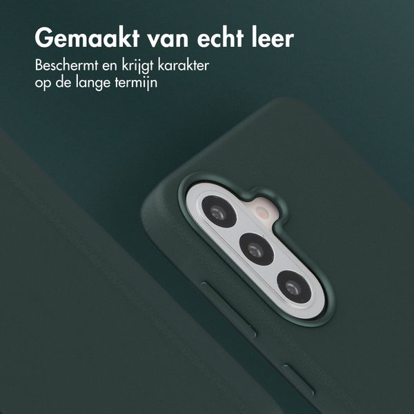 Accezz MagSafe Leather Backcover Samsung Galaxy A57 (5G) - Cedar Green
