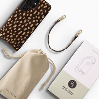 Selencia Nova Real Leather Backcover met Koord en Pashouder Samsung Galaxy S26 Ultra - Fawn Chic