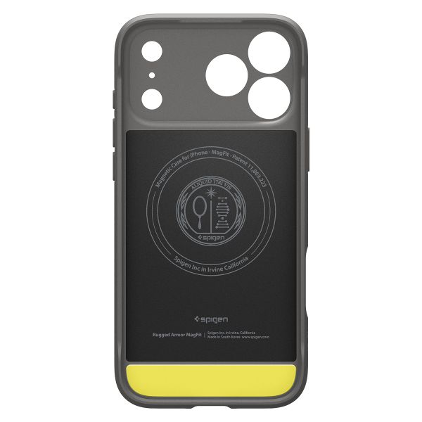 Spigen Rugged Armor Backcover MagSafe Apple iPhone 18 Pro Max / 17 Pro Max - Gray