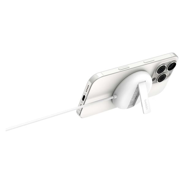 Belkin BoostCharge Pro Magnetisch Draadloos Laadstation 15W - MagSafe en Qi2 - Wit