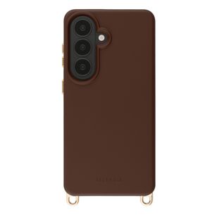 Selencia Rivièra MagSafe Backcover met afneembare haakjes Samsung Galaxy S26 - Choco Brown