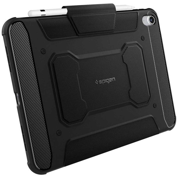 Spigen Rugged Armor Pro Bookcase iPad 11 (2025) 11 inch / iPad 10 (2022) 10.9 inch - Zwart