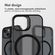 Accezz Rugged Frosted Backcover met MagSafe iPhone 14 - Zwart