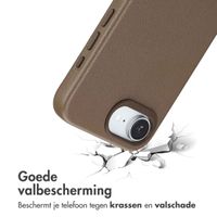 Accezz MagSafe Leather Backcover Apple iPhone 16e - Coffee