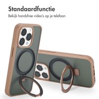 Accezz Ring Stand Backcover met MagSafe Apple iPhone 15 Pro - Brown