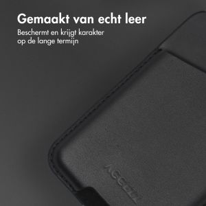 Accezz Leather Cardholder MagSafe - Kaarthouder met MagSafe - Onyx Black