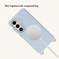 Selencia Rivièra MagSafe Backcover met afneembare haakjes Samsung Galaxy S26 - Powder Blue