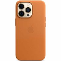 Apple Leather Backcover MagSafe Apple iPhone 13 Pro Max - Golden Brown