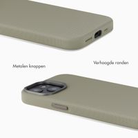 Accezz Mesh Backcover met MagSafe Apple iPhone 15 - Donkergrijs