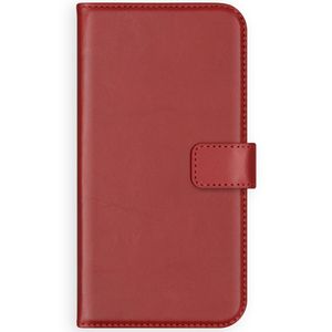 Selencia Echt Lederen Bookcase Samsung Galaxy S21 - Rood