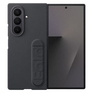 Samsung Silicone Case met stand Samsung Galaxy Z Fold 7 - Black