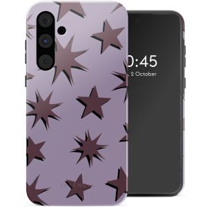 Selencia Vivid Tough Backcover Samsung Galaxy A55 - Stars Plum Lilac