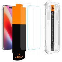 Spigen GLAStR EZ Fit Screenprotector 2 Pack + Applicator Apple iPhone 18 Pro / 17 Pro / 17 / 16 Pro