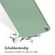 Accezz Liquid Silicone Backcover met penhouder iPad Air 11 inch (2024) M2 / Air 5 (2022) / Air 4 (2020) - Lichtgroen