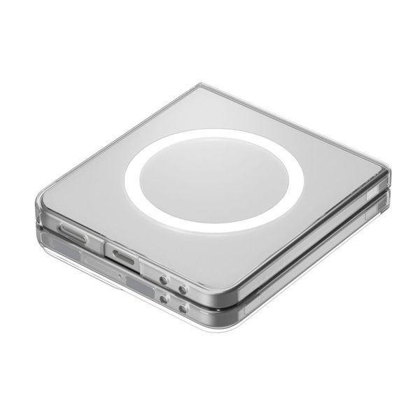 Spigen AirSkin Backcover MagSafe Samsung Galaxy Z Flip 7 - Clear / White