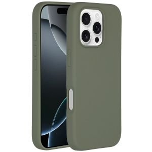 Accezz Liquid Silicone Backcover met MagSafe iPhone 16 Pro - Cooper Green