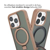 Accezz Ring Stand Backcover met MagSafe Apple iPhone 15 Pro - Brown