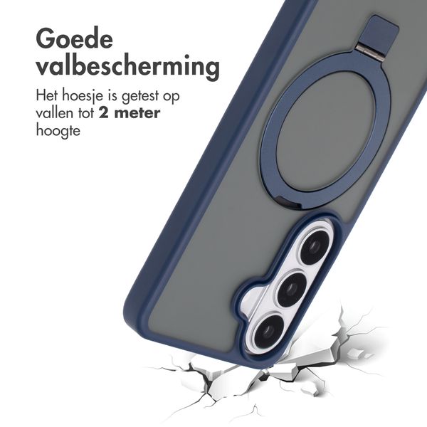 Accezz Ring Stand Backcover met MagSafe Samsung Galaxy S26 - Blauw