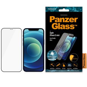 PanzerGlass Case Friendly Screenprotector iPhone 12 Mini - Zwart