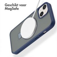 Accezz Ring Stand Backcover met MagSafe Apple iPhone 13 - Blauw