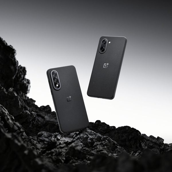 OnePlus Sandstone Protective Backcover OnePlus Nord 5 - Zwart